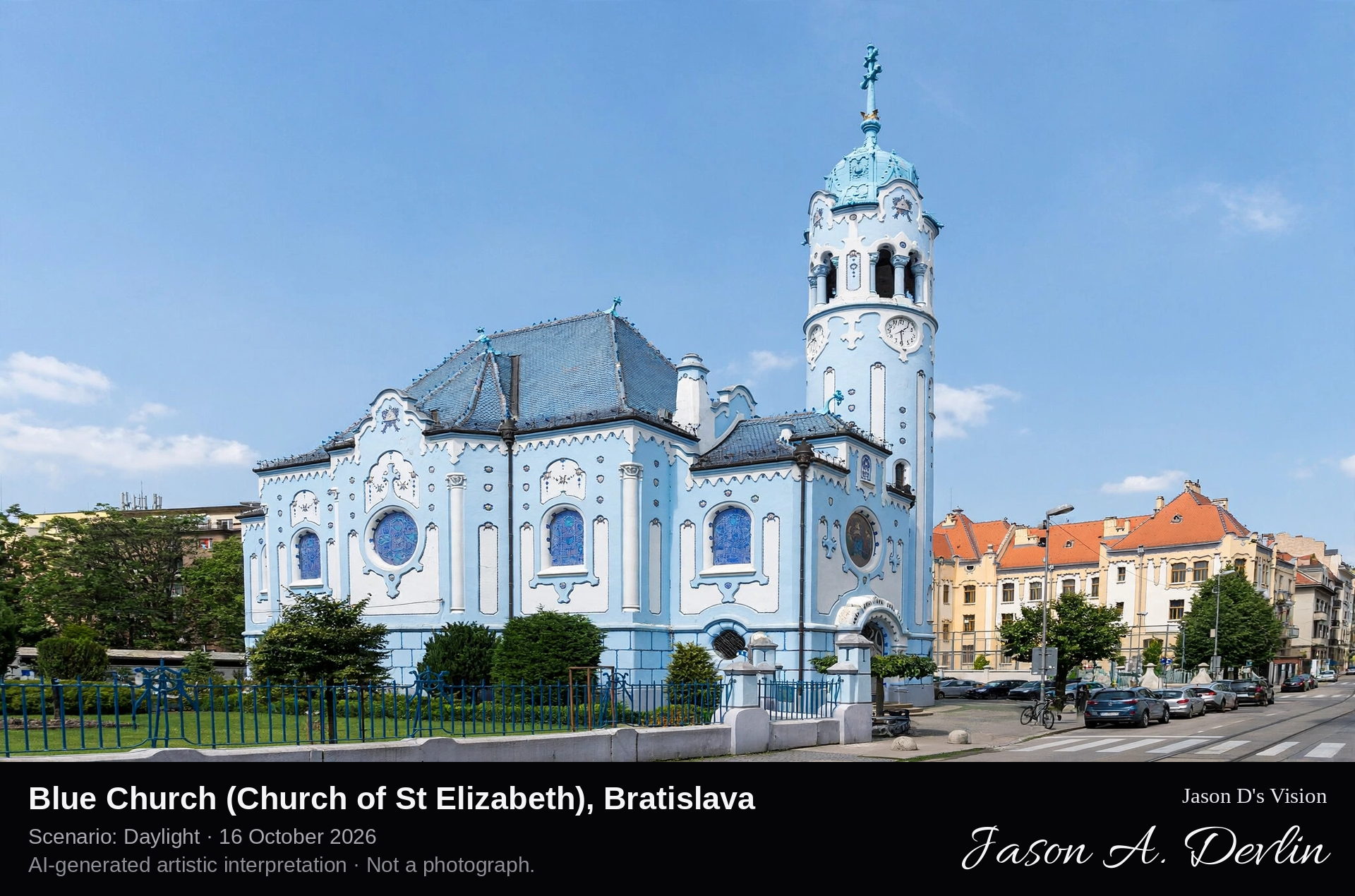 Blue Church (Church of St Elizabeth), Bratislava