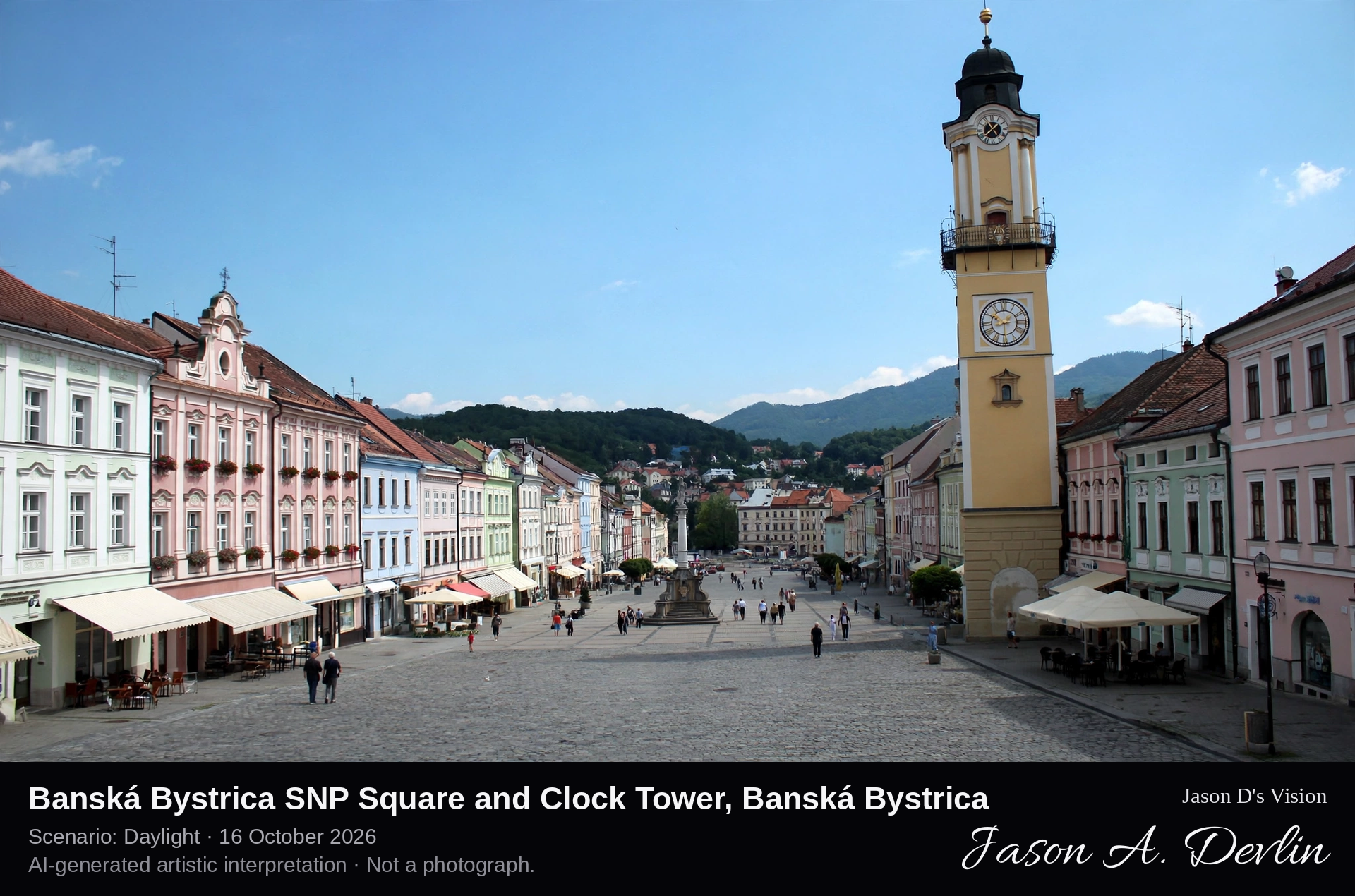 Banská Bystrica SNP Square and Clock Tower, Banská Bystrica