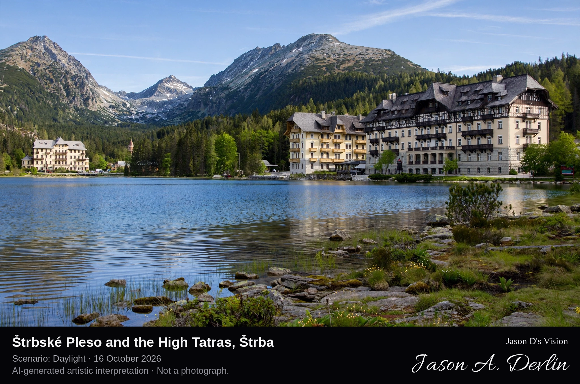 Štrbské Pleso and the High Tatras, Štrba