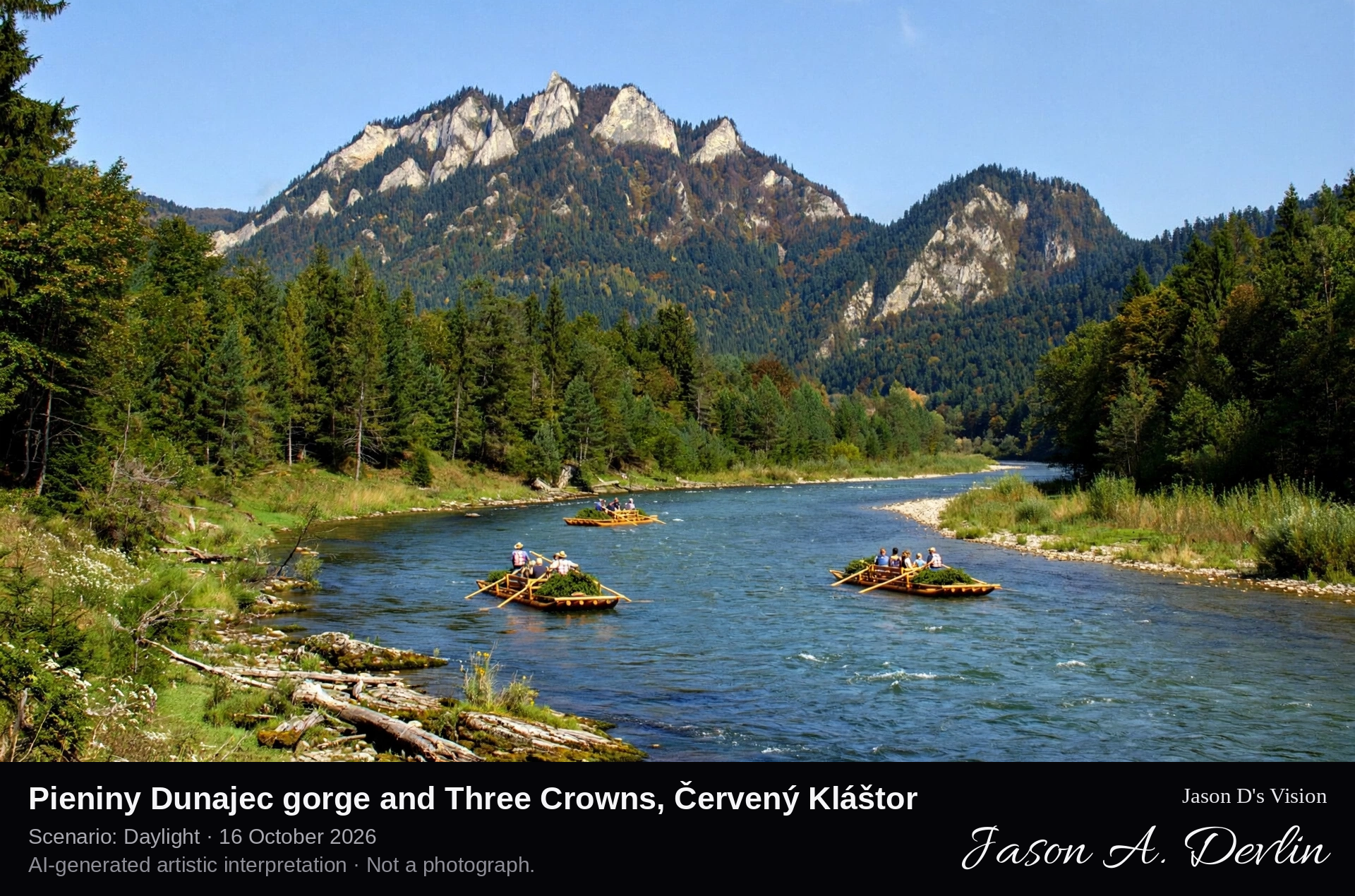 Pieniny Dunajec gorge and Three Crowns, Červený Kláštor