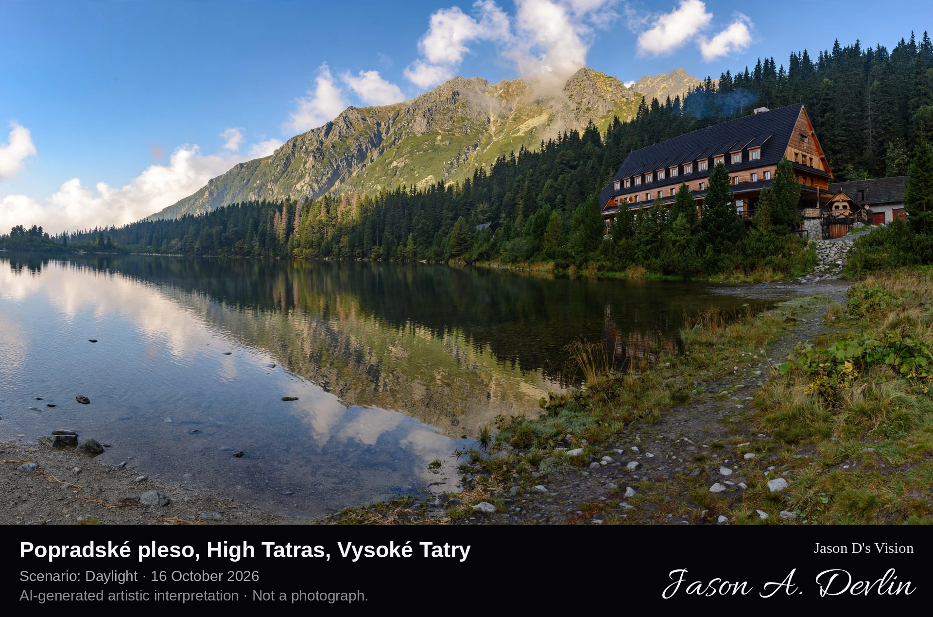 Popradské pleso, High Tatras, Vysoké Tatry