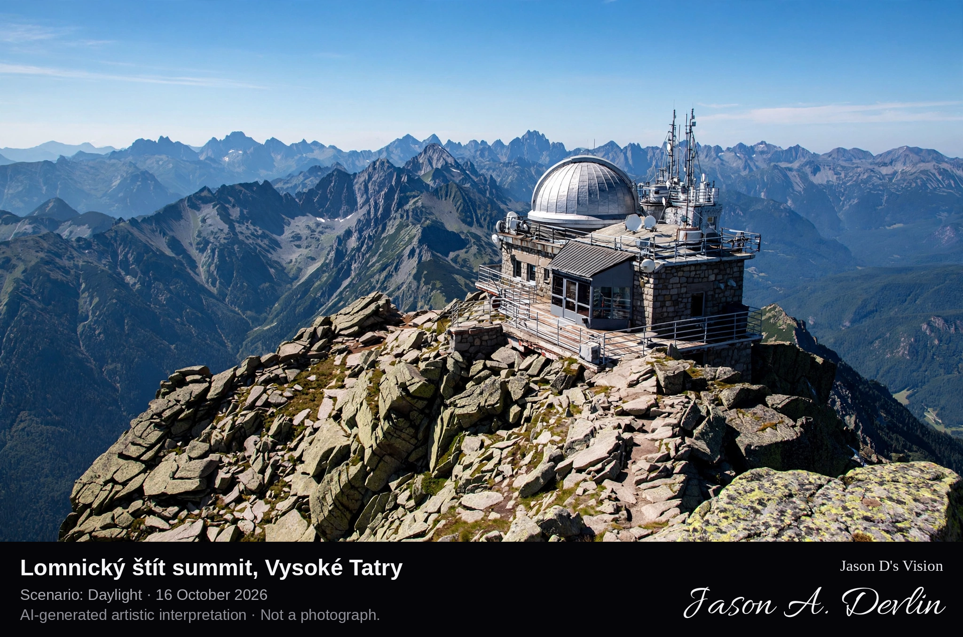 Lomnický štít summit, Vysoké Tatry
