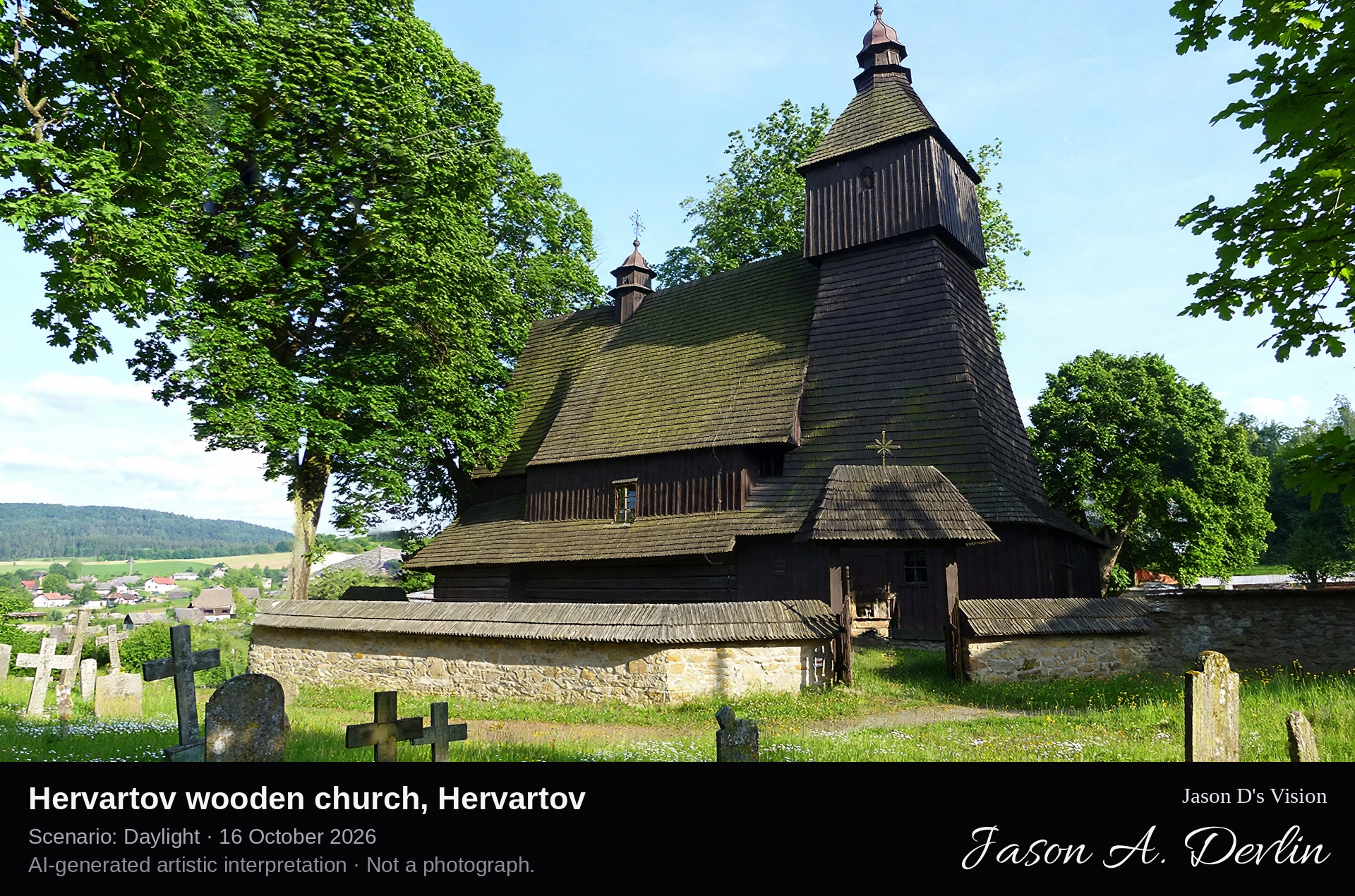 Hervartov wooden church, Hervartov