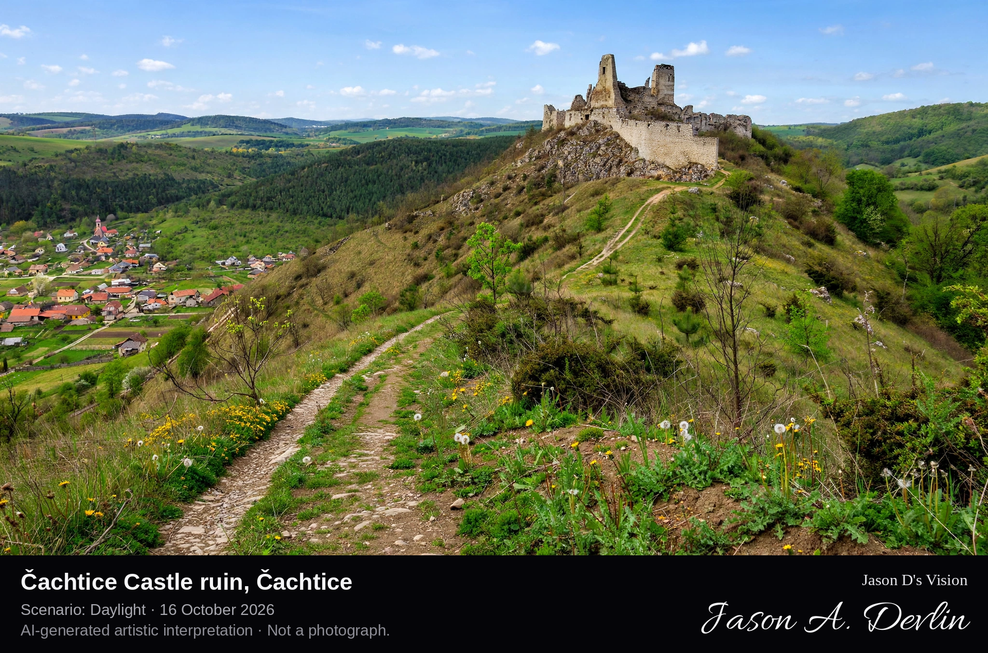 Čachtice Castle ruin, Čachtice